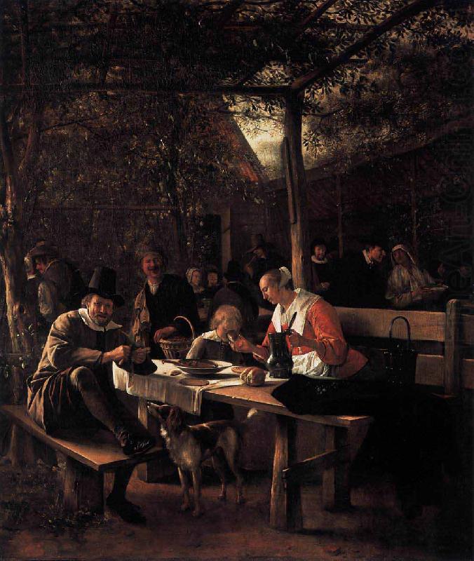 Tavern Garden, Jan Steen